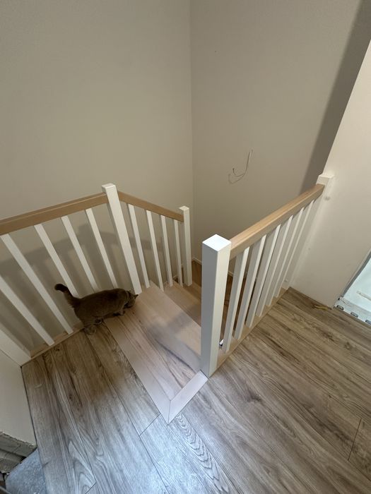 Schody stopnie na beton dąb jesion
