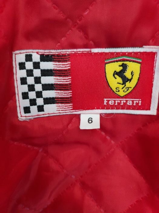 Кожаная куртка бомбер Ferrari Michael Schumacher