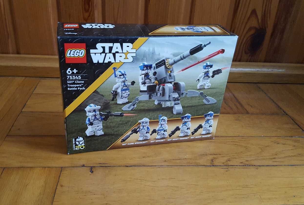 LEGO 75345 Star Wars - Zestaw bitewny - żołnierze-klony z 501. legionu ...
