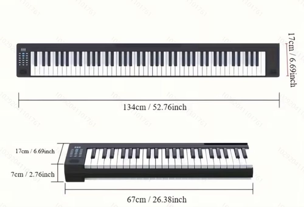 Синтезатор НОВИЙ- 61\88 клавіш -електро піаніно