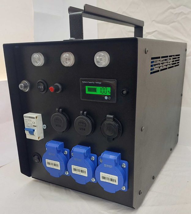 Мобільна зарядна станція LiFePo4 вироблено в Україні. Гарантія