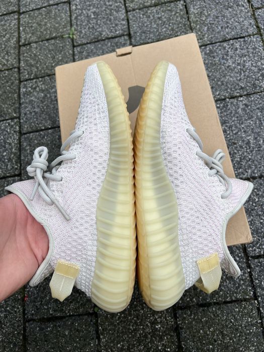 Adidas Yeezy Boost 350 V2 Light sneakersy niskie jasne 43 1/3