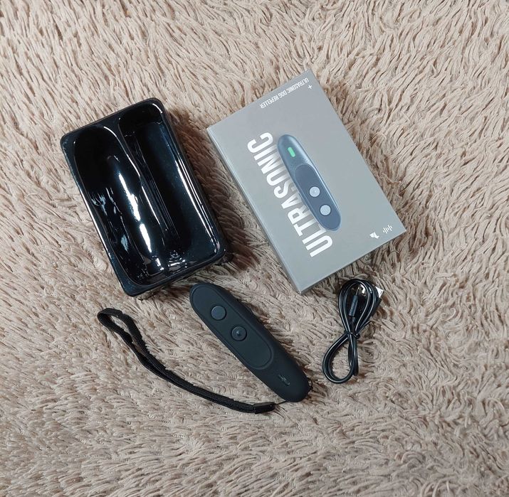 Новый Топовый отпугиватель злых собак Ultrasonic PU-30 Original Black