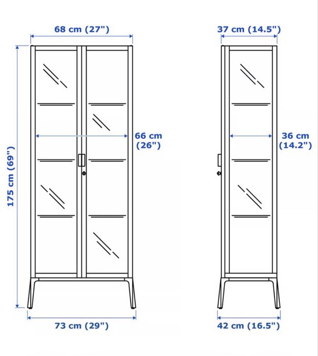 Vitrine Milsbo Ikea