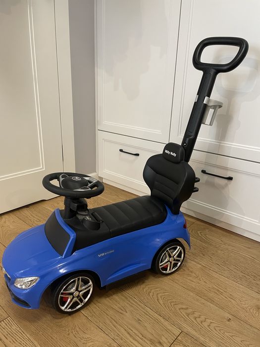 Jeździk Auto Pchacz Mercedes AMG dla dziecka 4w1 z rączką Icoon autko