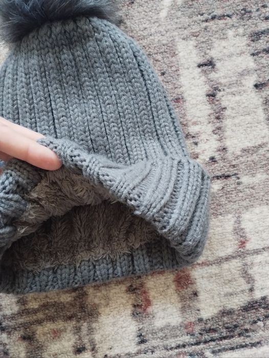 Шапка зима теплая