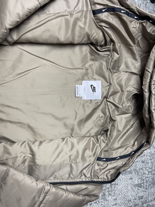 Kurtka Puchowa Nike Dłuższa Khaki S *NOWA*