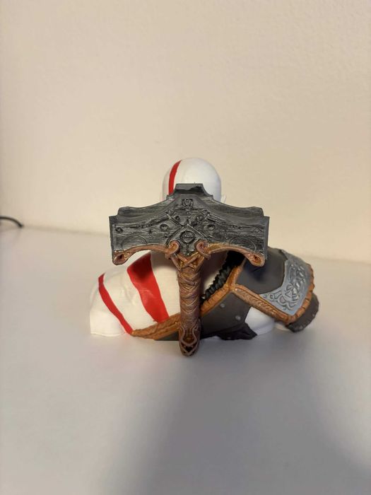Busto Kratos (God of War) - Suporte de Comando