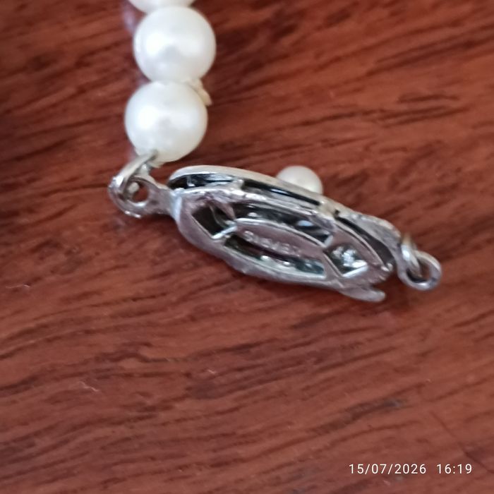 Colar de pérolas longo anos 50s (ler a descrição).