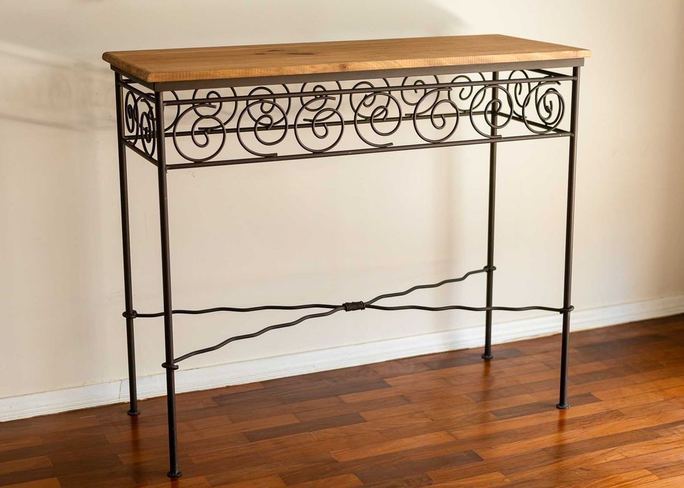 Conjunto consola e espelho