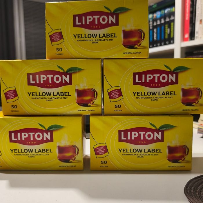 Herbata Lipton 5 szt. nowa w terminie