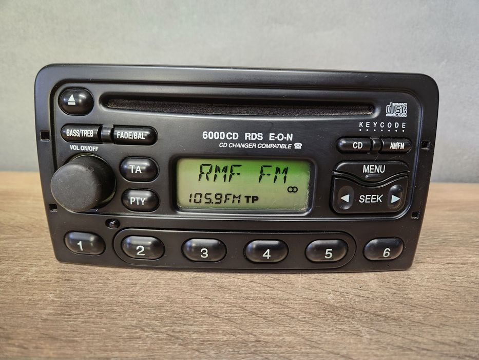 Radio samochodowe Ford 6000 CD + kod / Mondeo Focus Fiesta transit
