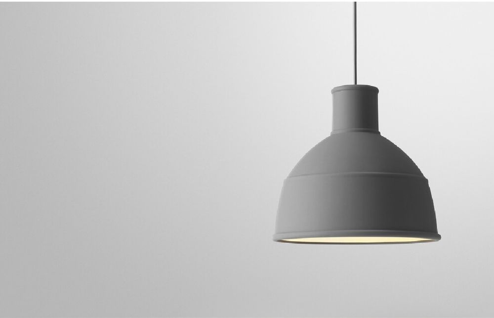 Candeeiro Muuto Unflod cinza