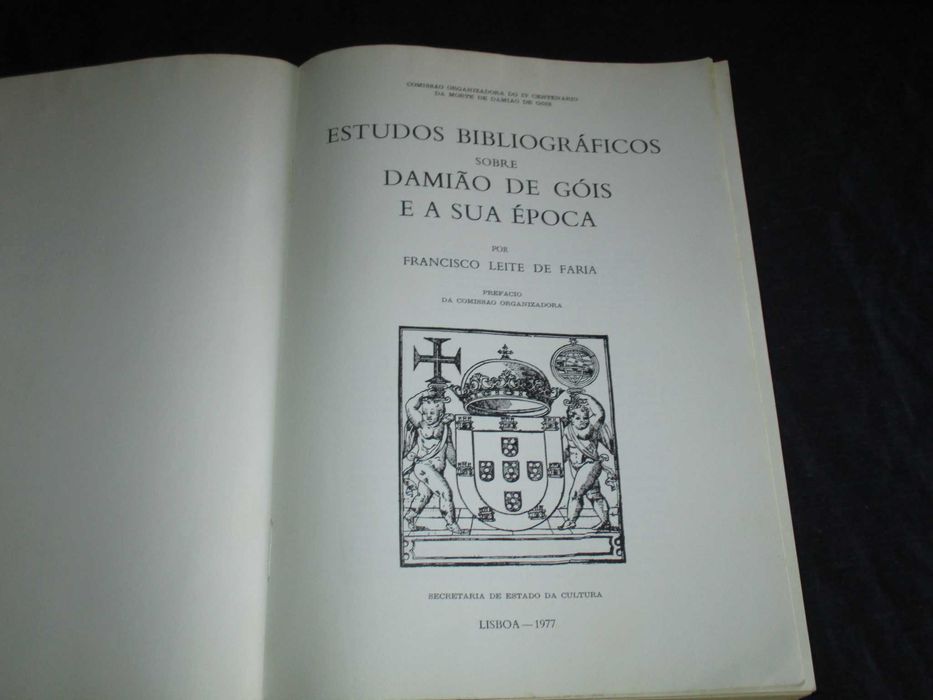 Livro Estudos Bibliográficos sobre Damião de Góis e a sua época