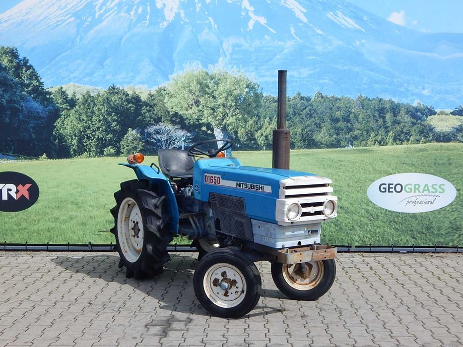mini traktor japoński Mitsubishi D1650 4 Cylindry ! ciągniczek ogrodniczy