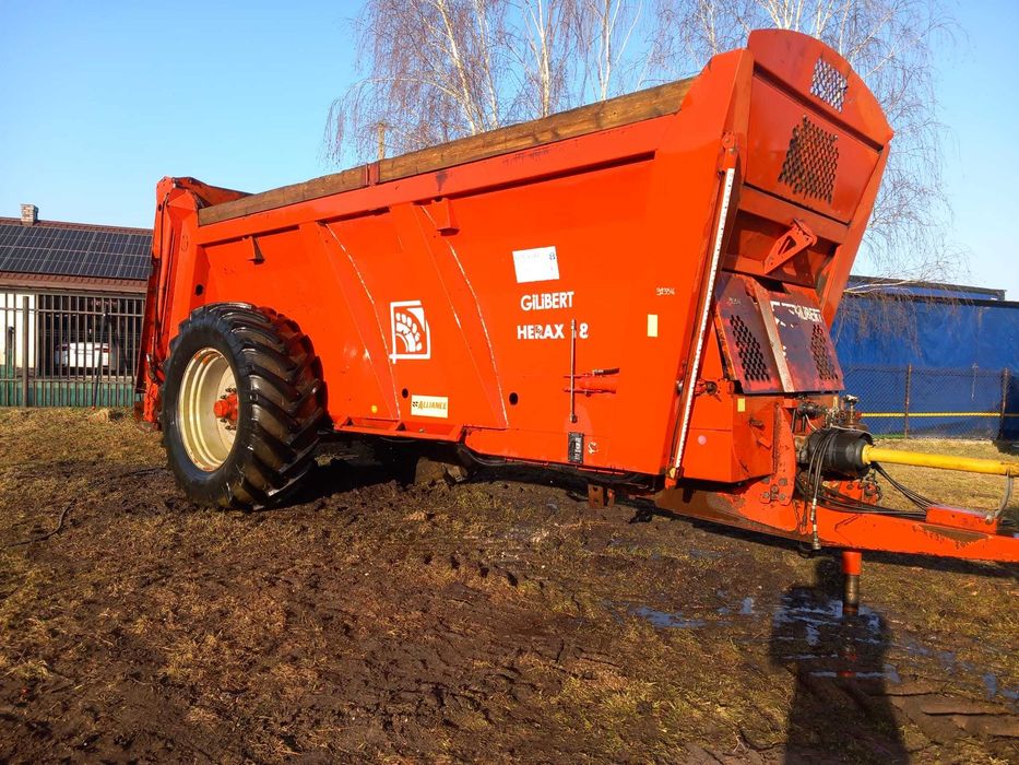 Rozrzutnik obornika Jeantil Gilibert Pichon Klapa Własna Hydraulika