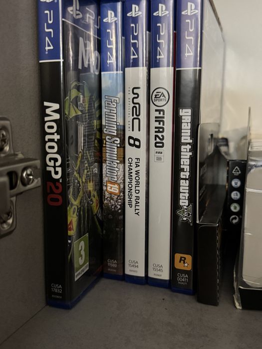 Ps4 + Jogos + suport comandos