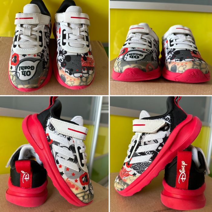 ‼️ кросівки Adidas Fortarun Mickey Ac 24 р кеди на липучках оригінал
