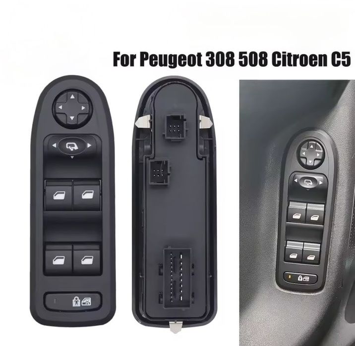 Comando Botão PEUGEOT CITROEN Interruptor Vidros 208/2008/308/508/C5