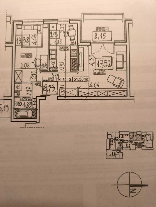 REZERWACJA 2‑pokojowe 51,97 m² | Balkon 8,15 m² | Garaż + komórka | ul. Pienista