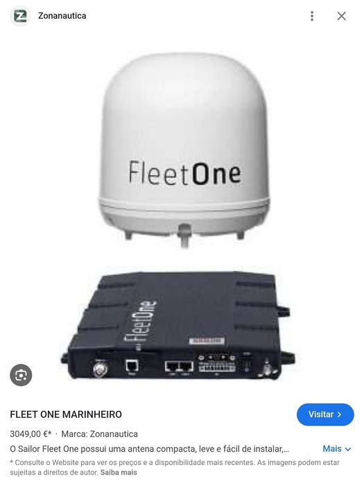 Comunicador Satélite Móvel Marítimo