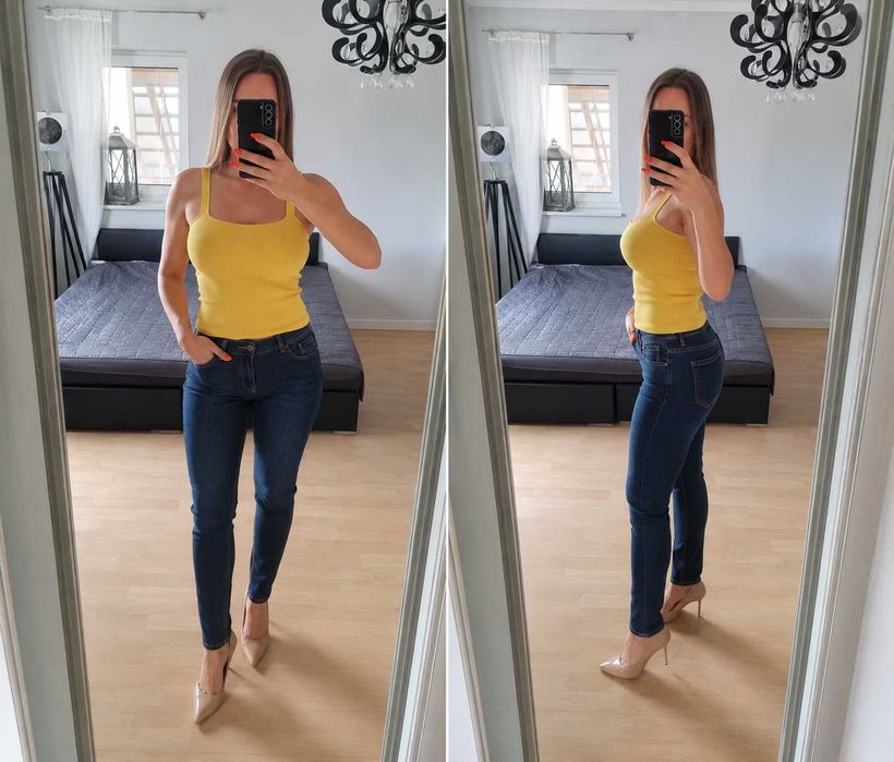 Spodnie jeans Terranova M