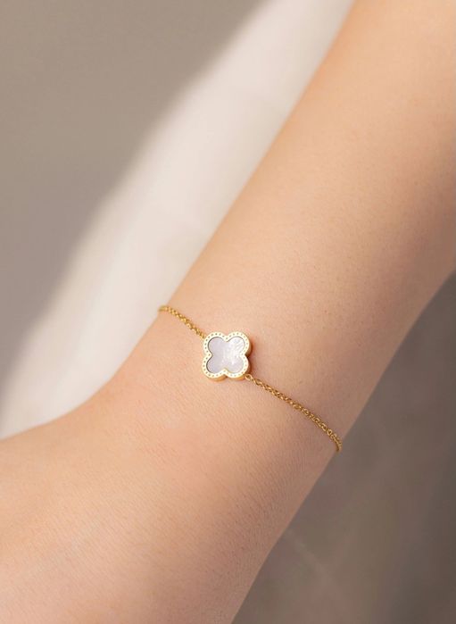 Conjunto Trevo Love Dourado