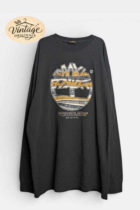 Timberland longsleeve czarny XXL Made in USA rozm. XXL