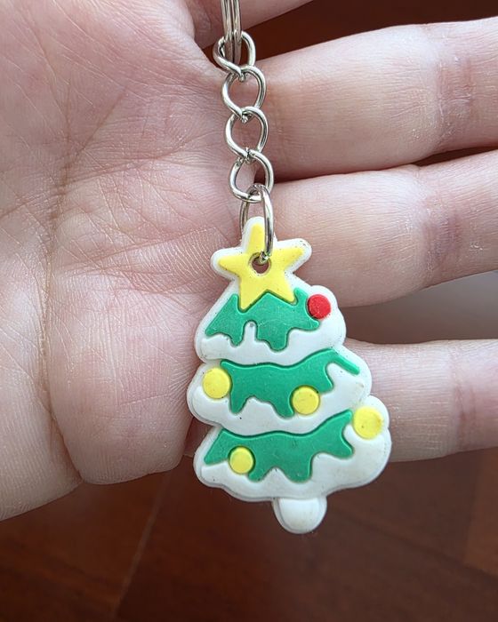 Porta-chaves árvore de Natal
