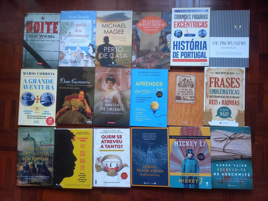 Lote de 180 livros