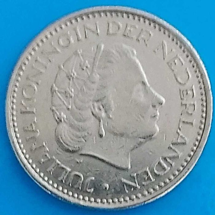 1 Cêntimo ou Florim de 1975  Rainha Juliana  dos Países Baixos