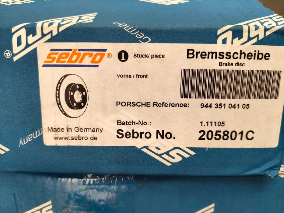 Discos de travão para Porsche 944