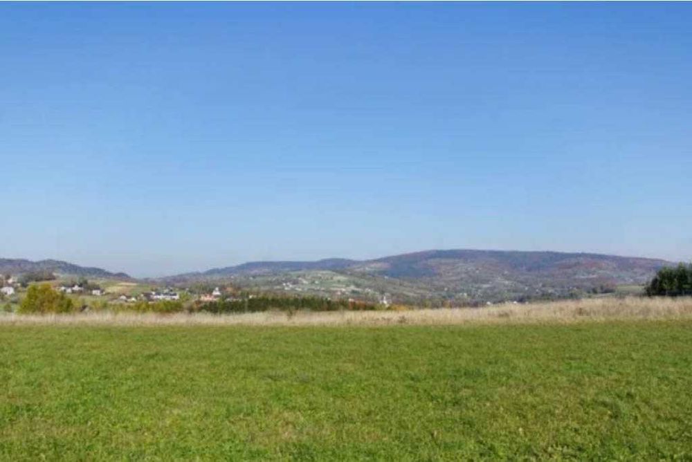 Działka budowlana widokowa Ropa 2184 m2
