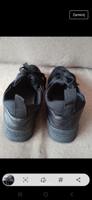 Buty damskie czarne sportowe rozmiar 36