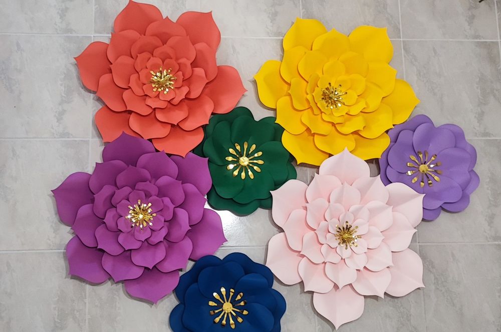 Papercraft Modelo 63 e 64 - Flores