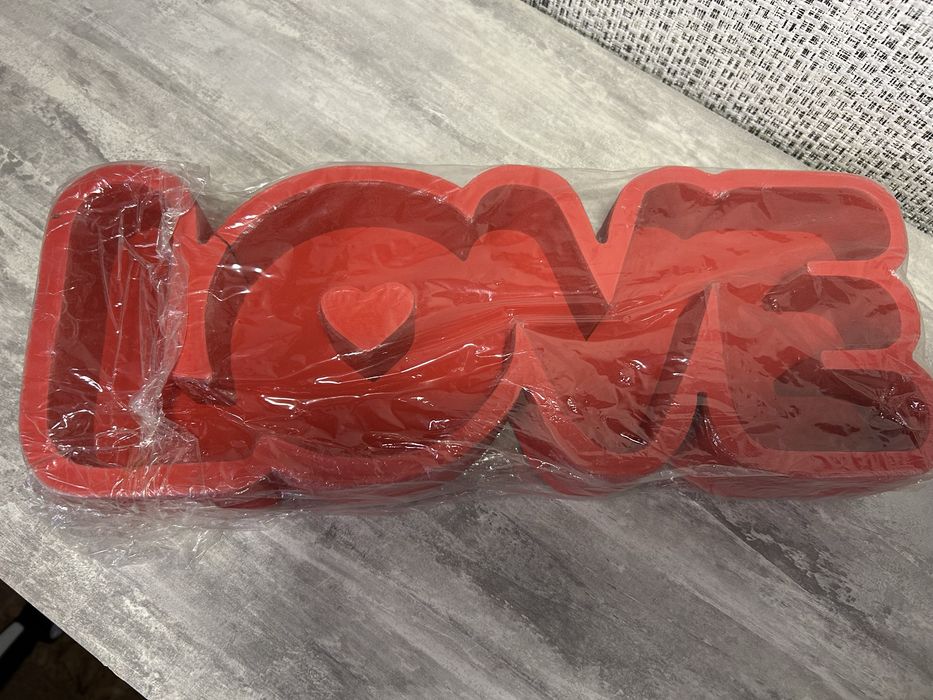 Форма Love с пенопласта