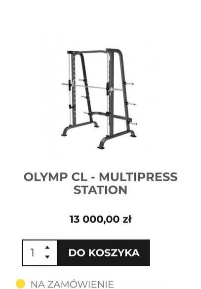 Suwnica Smitha na łożyskach OLYMP siłownia hes hbp sewim