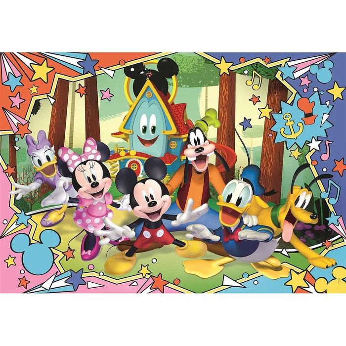 Puzzle Clementoni Mickey & Friends SuperColor 33,5x23,5cm 30 peças
