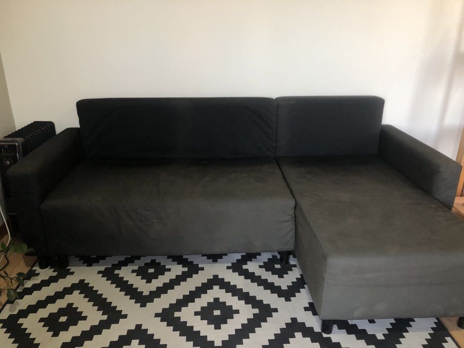 Sofa preto grande