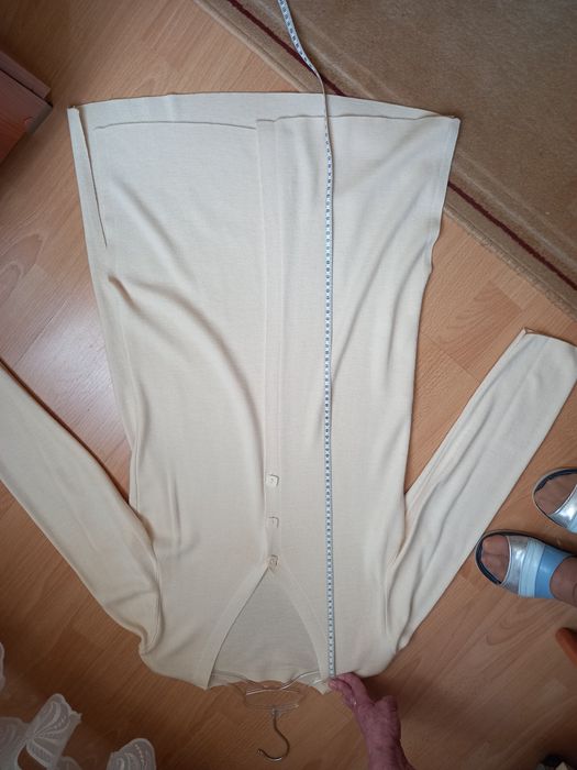 Garsonka spódnica komplet 40 42 L XL ecree wanilowa kaszmir wełnaAkryl