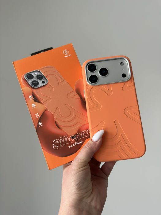 Чохол Vawi Flower Liquid Silicone MagSafe для iPhone