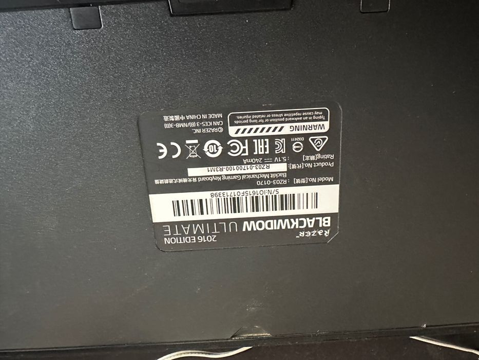 Teclado de gammer da Razer