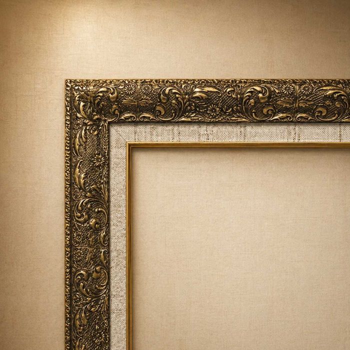 Moldura/Quadro OuroVintage Novo
