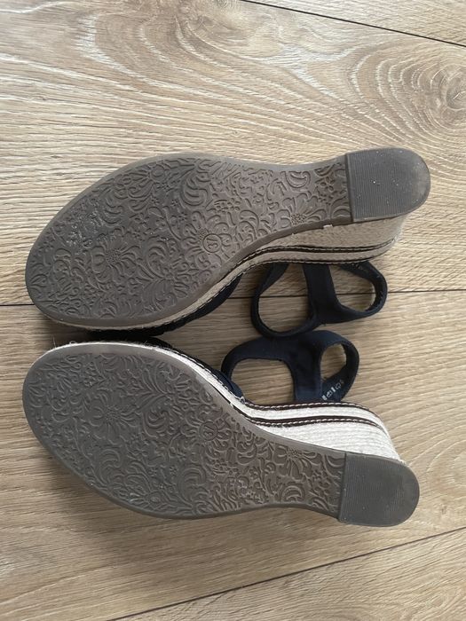 Espadryle na koturnie 37