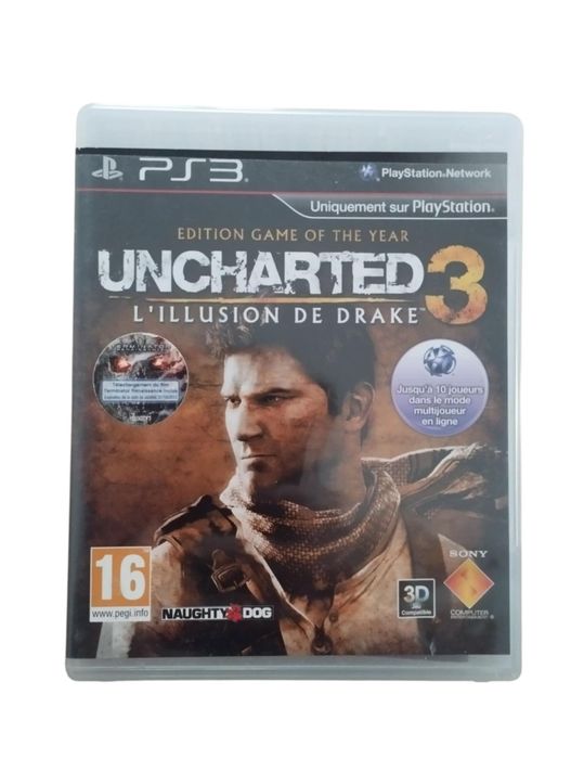 Uncharted 3 PS3 gra na PlayStation 3 pudełko okładka płyta
