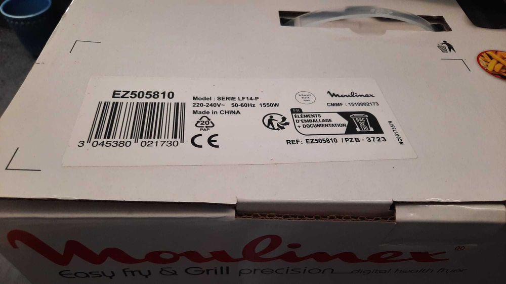 Air Fryer Moulinex 2 em 1 - Easy Fry & Grill Semi Nova 4,2L - na caixa