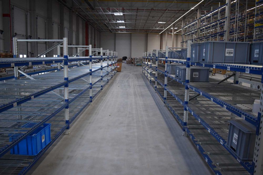 Regały paletowe półkowe magazynowe używane