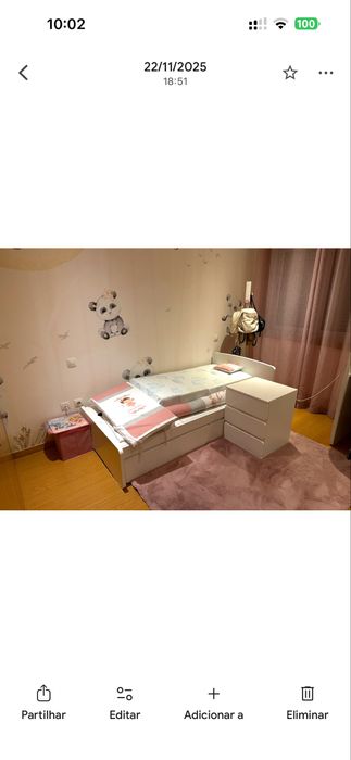 Berço bebé convertivel - cama criança - Trama bebecar