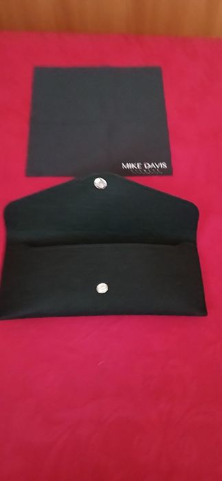 Bolsa de tecido para óculos Mike Davis, nova