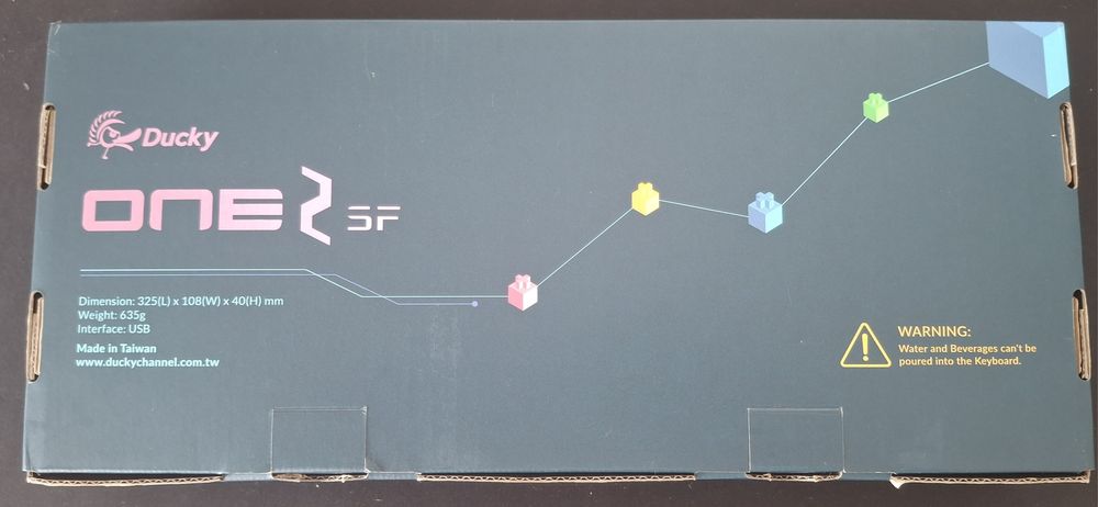 Teclado Ducky One 2 SF - switch's silent red - layout PT